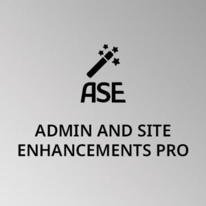 Admin and Site Enhancements (ASE) Pro