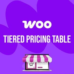 Tiered Pricing Table for WooCommerce