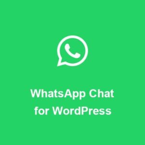 WhatsApp Chat WordPress