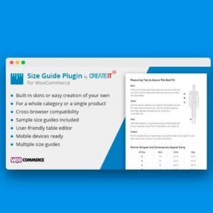 WooCommerce Product Size Guide