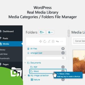 WordPress Real Media Library – Media Categories / Folders File Manager