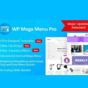 WP Mega Menu Pro – Responsive Mega Menu Plugin for WordPress