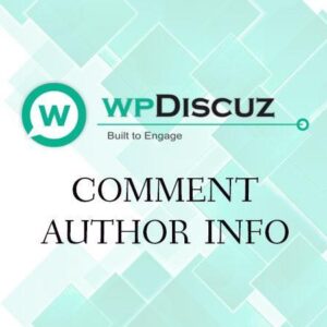 wpDiscuz Comment Author Info