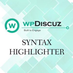 wpDiscuz Syntax Highlighter
